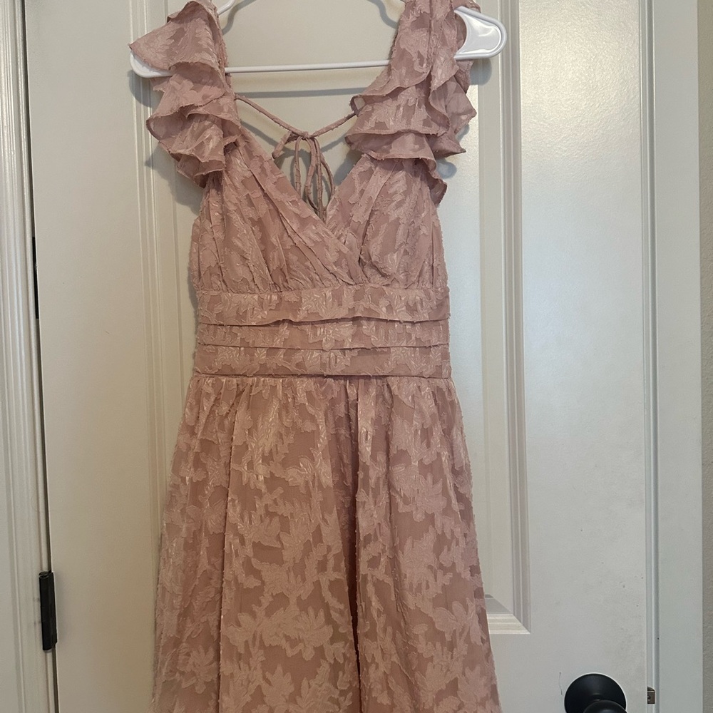 Selfie Leslie Lola Blush Dress- NEW